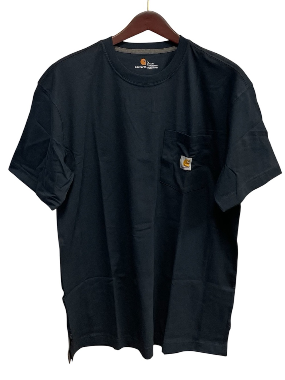 Carhartt 278-20 Men’s Pocket Short Sleeve T-Shirt in Navy Blue, NWOT